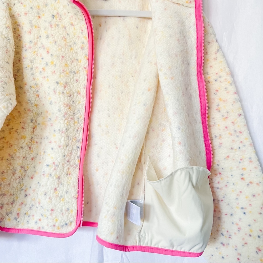 Old Navy Cozy Sherpa Printed Zip-Front Jacket - Confetti/Pink, Size XL (14-16) - Picture 8 of 10